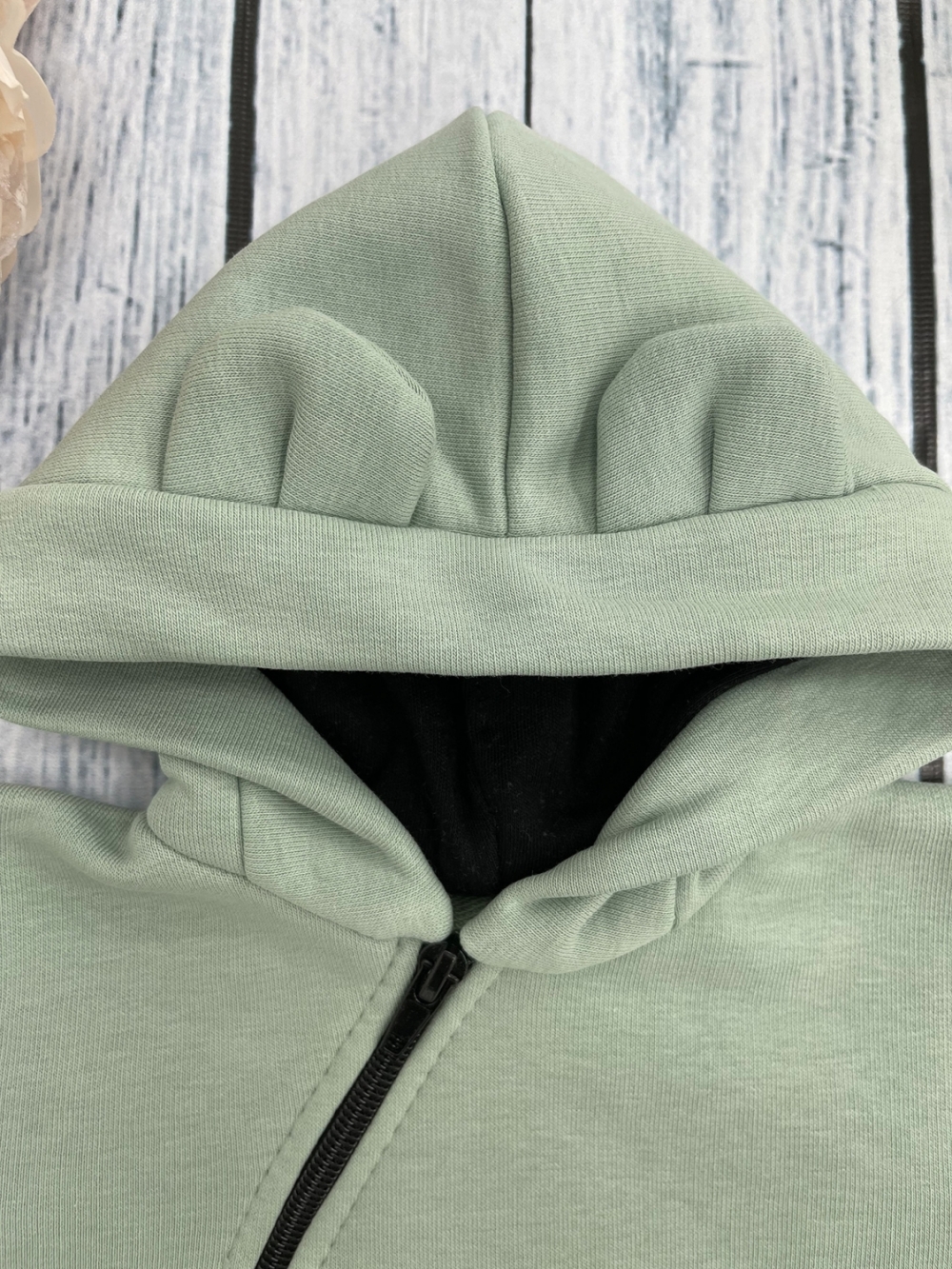 315-ОЛ. Комбинезон с капюшоном, хлопок 65%, 35% ПЭ, 3-х нитка без начеса + интерлок 62,68,74,80